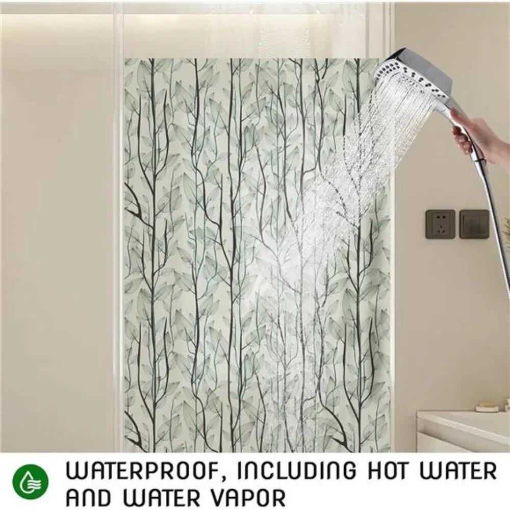 Window Film Privacy with Installation Tools Decorative Stained Glass